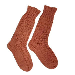 Knitting | Hand-Knit | 100% Wool Socks - Mojopanda Organic Store