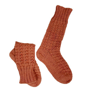 Knitting | Hand-Knit | 100% Wool Socks - Mojopanda Organic Store