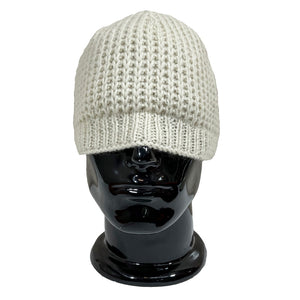 Wool Cap | Unisex | 100% Wool |Ivory - Mojopanda Organic Store