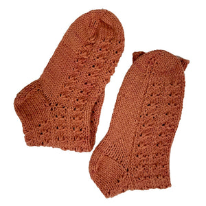Knitting | Hand-Knit | 100% Wool Socks - Mojopanda Organic Store