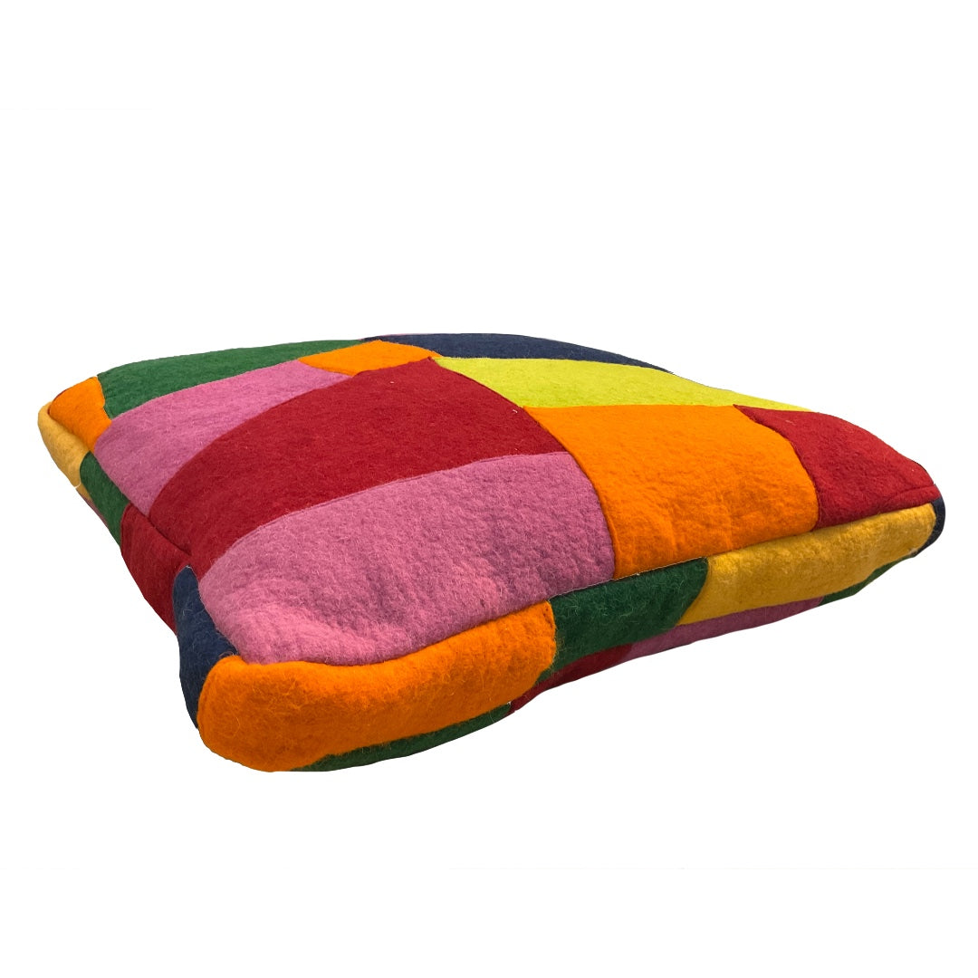 Rectangle Wool Felt Pet Bed – Sustainable Comfort for Conscious Living - Mojopanda Organic Store