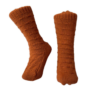 Knitting | Hand-Knit | 100% Wool Socks - Mojopanda Organic Store