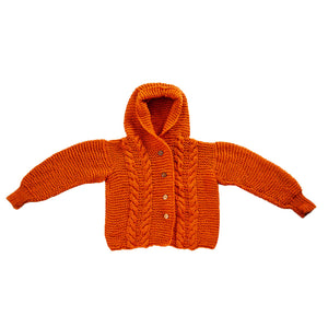Organic Wool | Hoody | Chambray | Size- 2 years - Mojopanda Organic Store