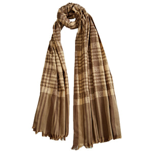 Woolen Stoles & Shawls | Beige| 100x200 Cm| - Mojopanda Organic Store