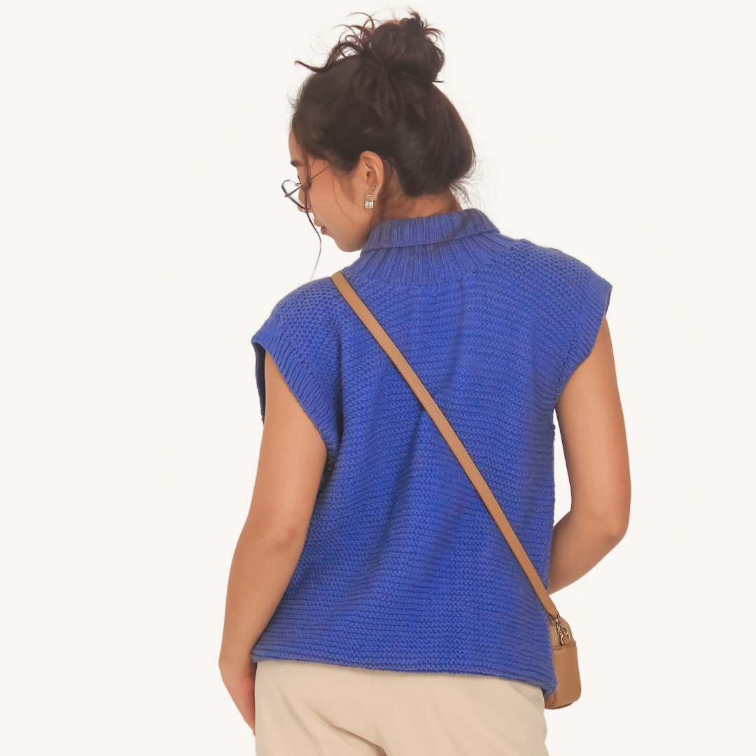 Ame Pullover – Cozy, Handknitted Wool for Modern Women - Mojopanda Organic Store