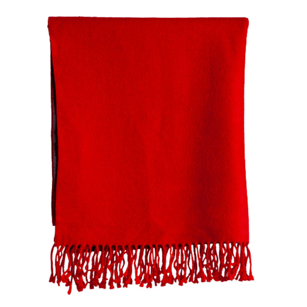 Woolen Reversible Stoles & Shawls |Red & Brown | 60x160 CM |