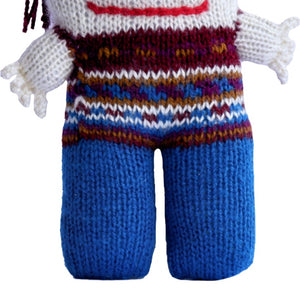 Knitted Punk Toy :-The Hand Knitted Stuffed/Plush/Soft Toy | 100% Organic | Health-pro - Mojopanda Organic Store