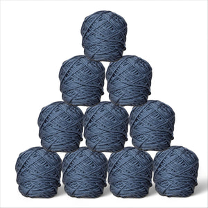 Bio Indlana Organic Wool Hand Knitting Yarn 4/8 NM Chambray - Mojopanda Organic Store