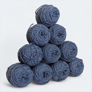 Bio Indlana Organic Wool Hand Knitting Yarn 4/8 NM Chambray - Mojopanda Organic Store