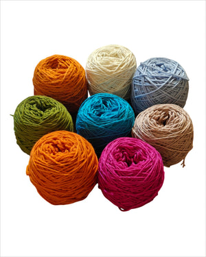 Organic Wool Hand Knitting Yarn Bio Amble| 4/8 NM | GOTS Certified - Mojopanda Organic Store
