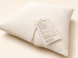 Pillow Organic Wool - Classic Calm - 4 Layer - Mojopanda Organic Store