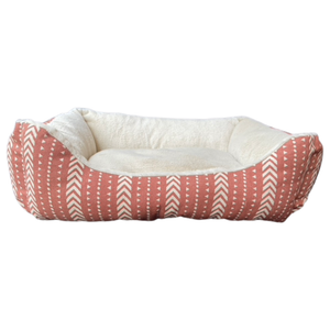 Blush Haven Velvet Lounger Chic Comfort for Your Pet - Mojopanda Organic Store
