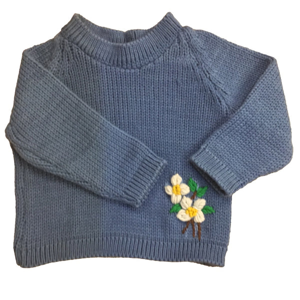 Organic Wool | Pullover | Indigo | Size-6 Month
