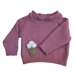 Organic Wool | Pullover | Nimbus | Size- 1 month - Mojopanda Organic Store