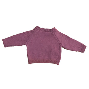 Organic Wool | Pullover | Nimbus | Size- 1 month - Mojopanda Organic Store