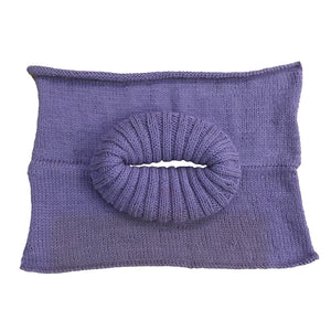 Neck Warmers & Mufflers | Purple Haze | 100% Organic Wool | For Men & Women - Mojopanda Organic Store