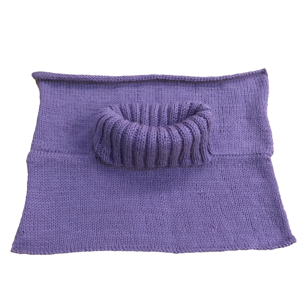 Neck Warmers & Mufflers | Purple Haze | 100% Organic Wool | For Men & Women - Mojopanda Organic Store