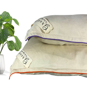 Eri Silk Pillow with Wool Infill - Mojopanda Organic Store