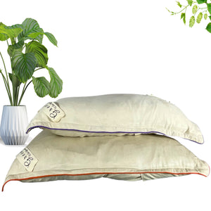 Eri Silk Pillow with Wool Infill - Mojopanda Organic Store
