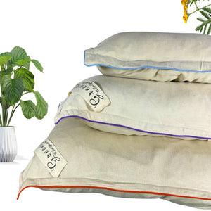 Eri Silk Pillow with Wool Infill - Mojopanda Organic Store