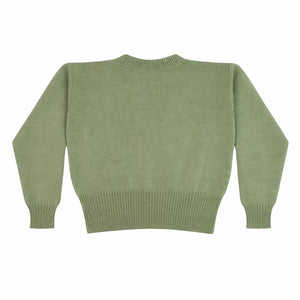 Organic Wool | Cardigan- Peppermint Green | - Mojopanda Organic Store
