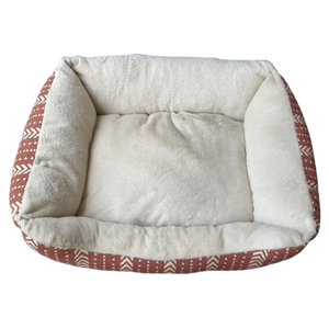 Blush Haven Velvet Lounger Chic Comfort for Your Pet - Mojopanda Organic Store