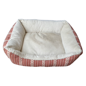 Blush Haven Velvet Lounger Chic Comfort for Your Pet - Mojopanda Organic Store