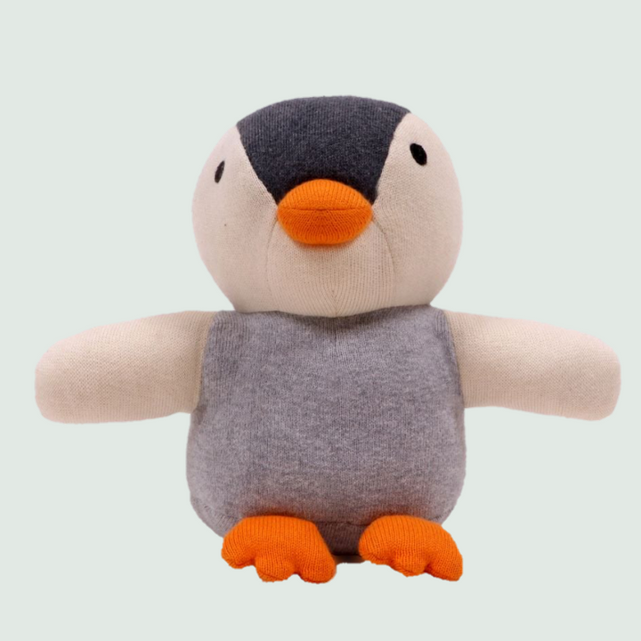 Bucky- The Penguin Machine Knitted Stuffed/Plush/Baby/Soft Toy | 100% Premium Cotton