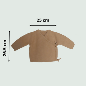 Fawn Baby Wrap Jacket | 100% Organic Cotton - Mojopanda Organic Store