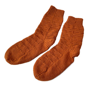 Organic Wool | Socks For Men & Women | Tomato Cream - Mojopanda Organic Store