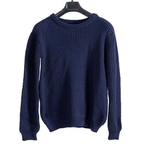 Pullover Round Neck - Mid Night Blue | For Men | 100% Organic Wool - Mojopanda Organic Store