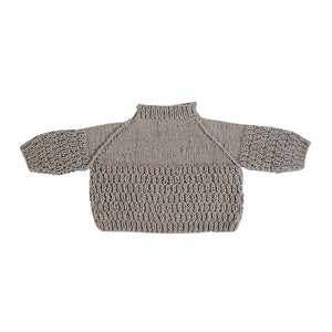 Organic Wool | Pullover | Ultimate Grey - 0-1 Months - Mojopanda Organic Store