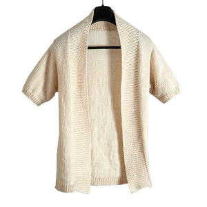 Organic Wool | Cardigan | Ivory - Mojopanda Organic Store
