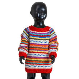 Organic Wool | Pullover | Multi Color - 3 years - Mojopanda Organic Store