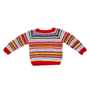 Organic Wool | Pullover | Multi Color - 3 years - Mojopanda Organic Store