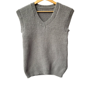 Pullover V Neck Half Sleeve - Ultimate Grey | For Men | 100% Organic Wool - Mojopanda Organic Store