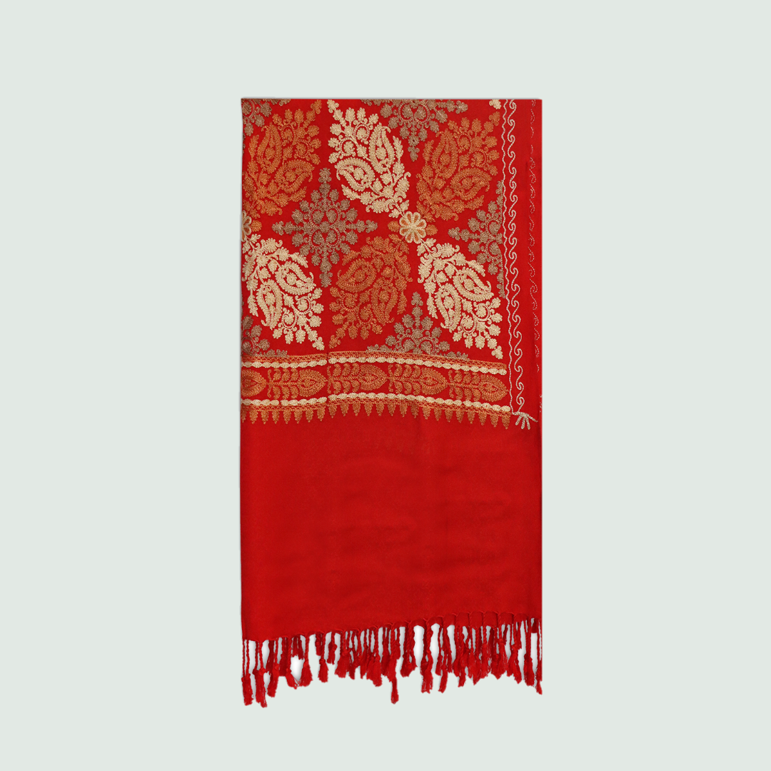 Odhni Embroidered | Stoles & Shawls - Mojopanda Organic Store