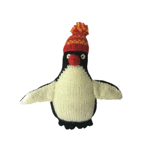Penguin Hand Knitted Stuffed/Plush/Soft Toy | 100% Organic | Health-pro - Mojopanda Organic Store
