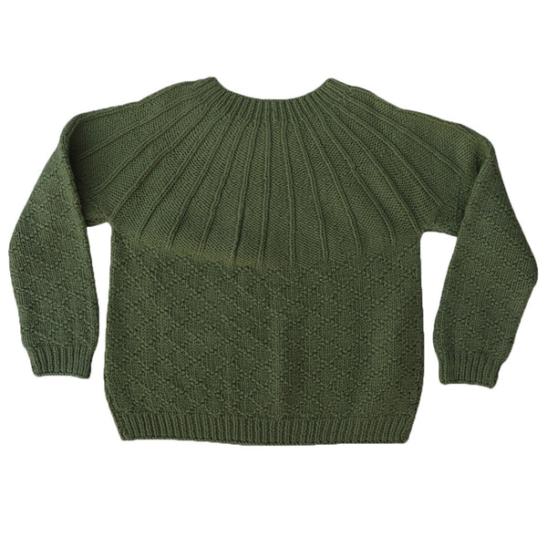 Pullover  Round Neck   - Peppermint Green    |  For Women  |  100% Organic Wool