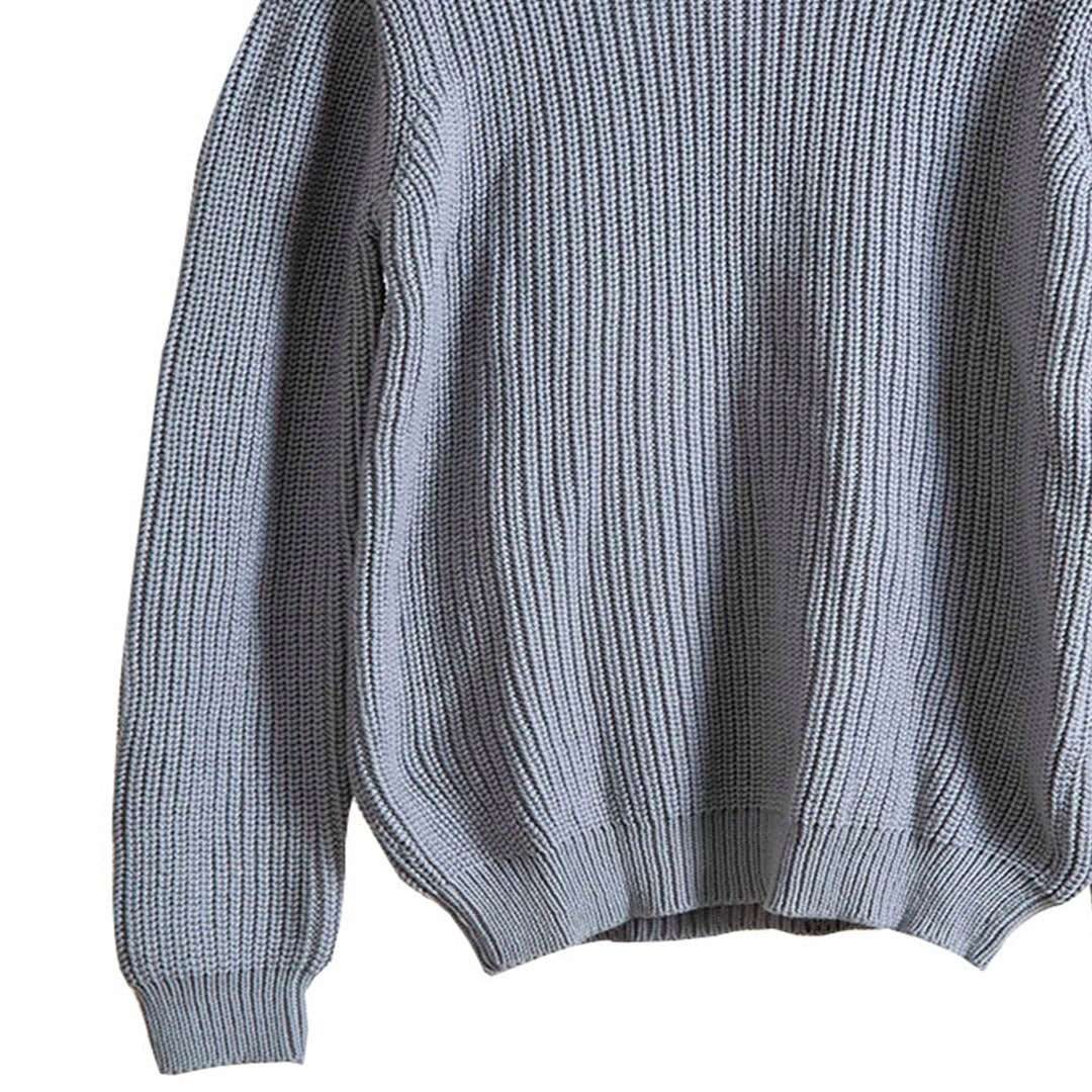 Pullover Round Neck - Ultimate Grey | For Men | 100% Organic Wool - Mojopanda Organic Store