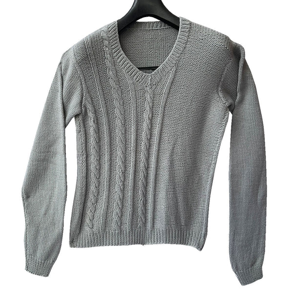 Pullover Round Neck  - Ultimate Grey |  For Men  |  100% Organic Wool