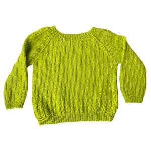 Organic Wool | Pullover | Wattle | Size-4 years - Mojopanda Organic Store