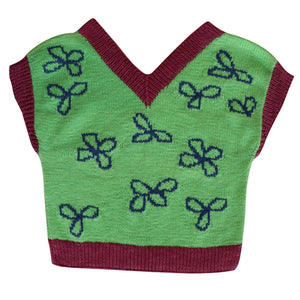 Organic Wool | Top Flowery | Multi Color - Mojopanda Organic Store