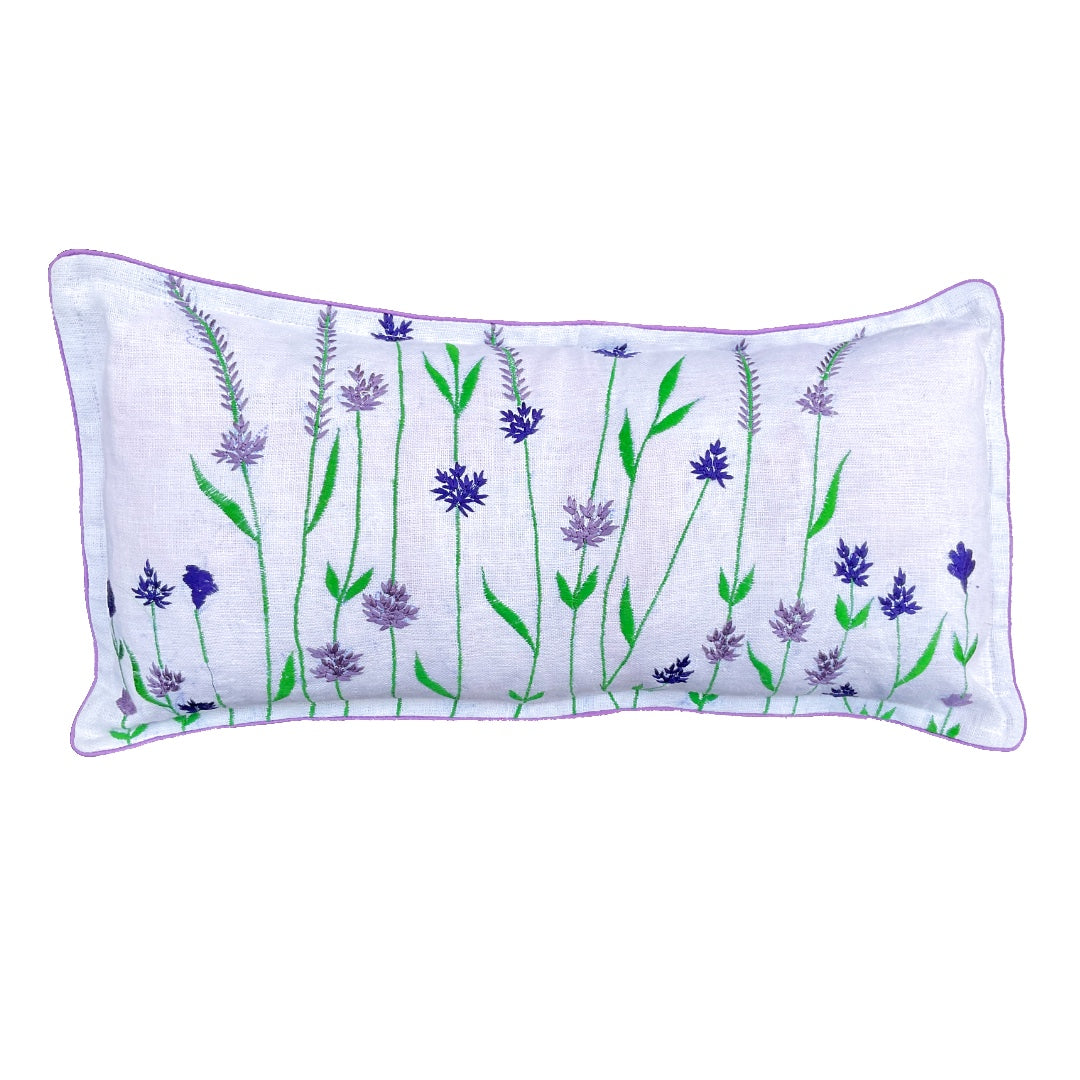 Cushion Cover with Embroidery| 100% hemp fabric - Mojopanda Organic Store