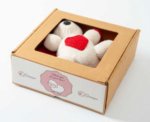 Gift Set of 2 (Blanket with Panda Bear) | 100% Organic Wool & Cotton - Mojopanda Organic Store