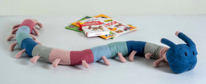 Snake Knitted Multicolor Stuffed/Plush/Soft Toy | 100% Premium Cotton - Mojopanda Organic Store