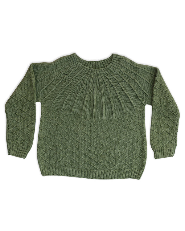 Organic Wool  |  Pullover  |  Mint