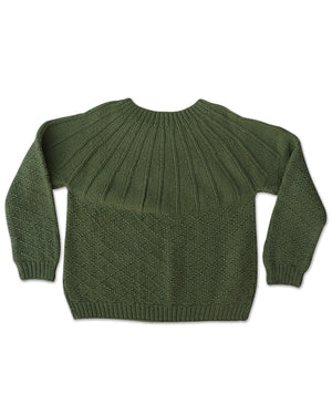 Organic Wool | Pullover - Mint - Mojopanda Organic Store