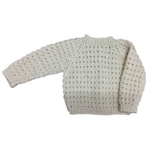 Ivory Cardigan for Boys | 100% Organic Wool - Mojopanda Organic Store