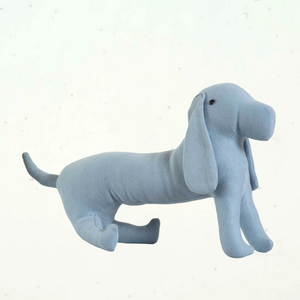 Soft Toys| Knitted Light Blue Stuffed/Plush/Soft Toy | 100% Premium Cotton - Mojopanda Organic Store